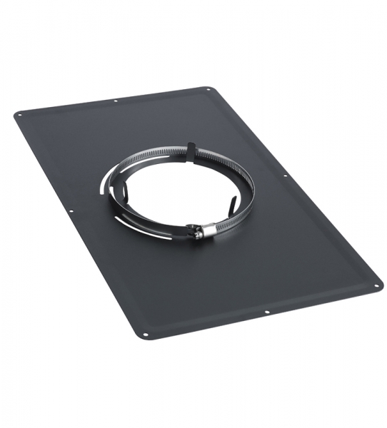 PLAQUE DE PROPRETE INOX NOIRE 300 X 500 125